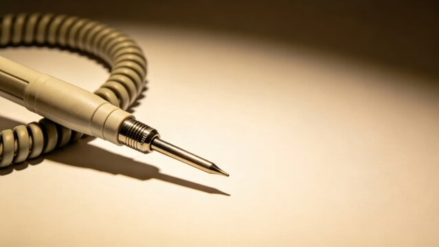 Medical cautery device with electrical cord and sterile tip