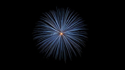 Fototapeta premium Abstract purple glowing light explosion with digital pixel particles on black background