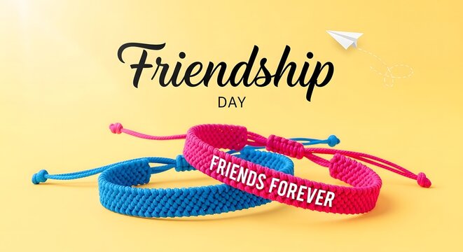 Happy friendship day friends forever bracelets