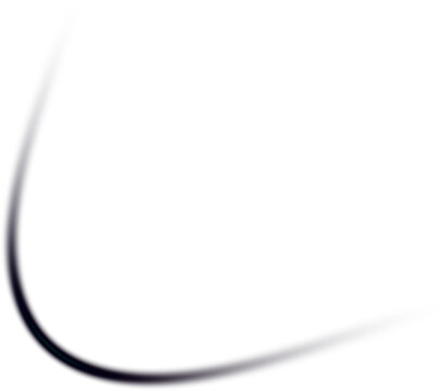 Dark l-shape corner stroke blur overlay shadow effect for l-shape corner angle bracket stroke right-angle edge frame bend bar on transparent background