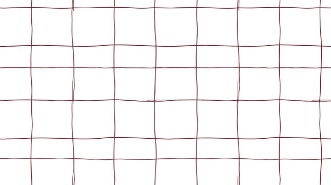 Simple handdrawn grid pattern with irregular lines on a clean white background
