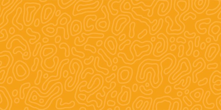 Vector turing pattern background in yellow and orange tones. trendy background