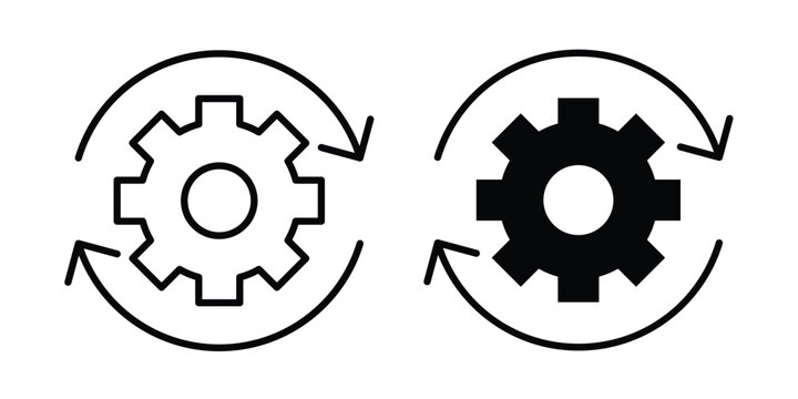 Operations icon graphics, editable stroke linear icon, eps 10