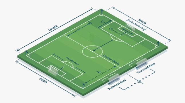 Football Pitch Layout Diagram.