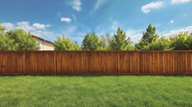 Vibrant garden with lush greenery and fence.
