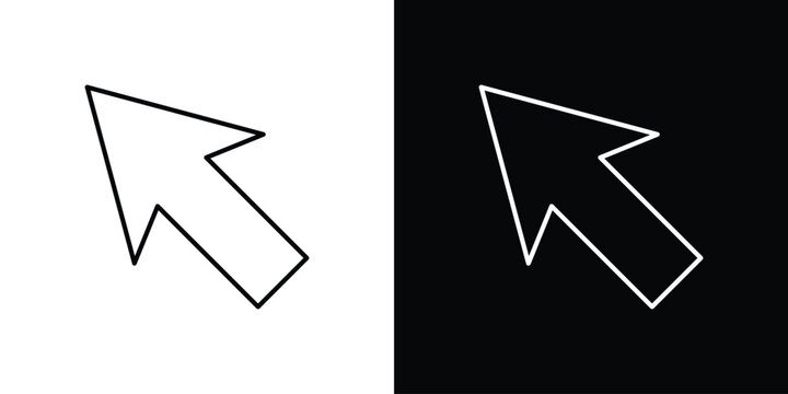 Cursor icon design collection logo vector illustration