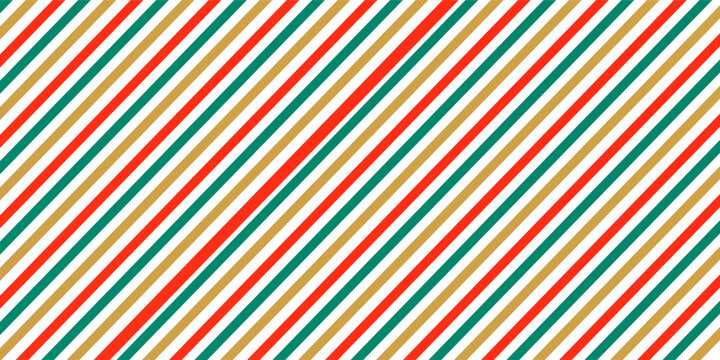 Candy cane Christmas background, peppermint diagonal stripes print seamless pattern. Seamless candy stripe pattern with diagonal red and white lines. Cane pattern with peppermint texture