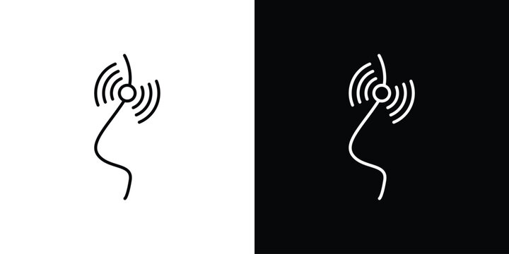 Nose pain icon design collection logo vector illustration