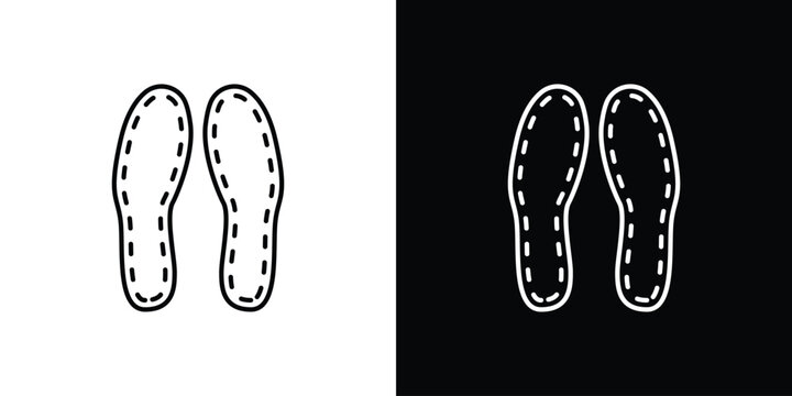 Soles icon design collection logo vector illustration