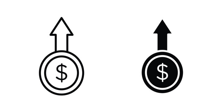 Cost increase icon