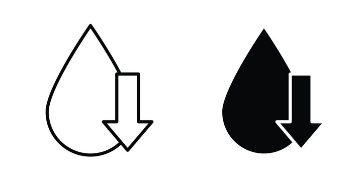 Low water level icon