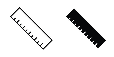 Fototapeta premium Measurement ruler icon