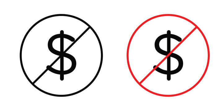 No money icon