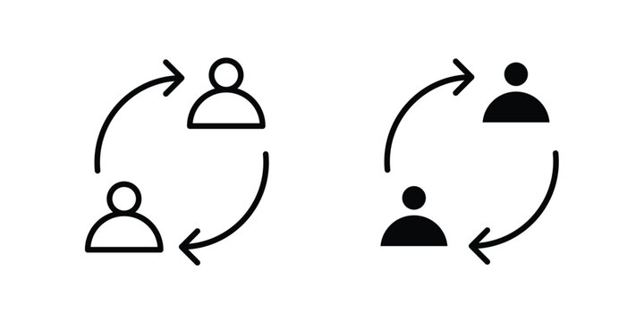 Peer to peer icon