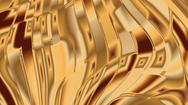 Golden, shiny, metallic abstract background, luxury texture, reflective surface