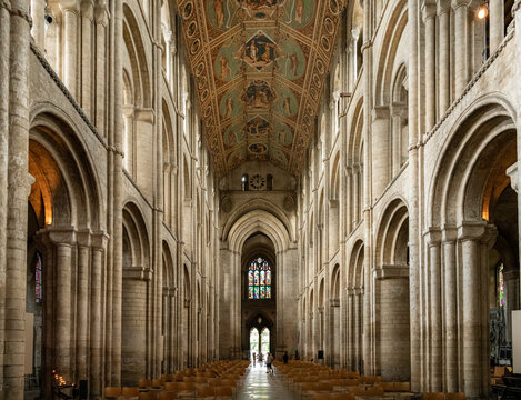 interior design and religious decoration of Ely Cathedral, England