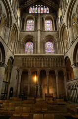 Obraz premium interior design and religious decoration of Ely Cathedral, England