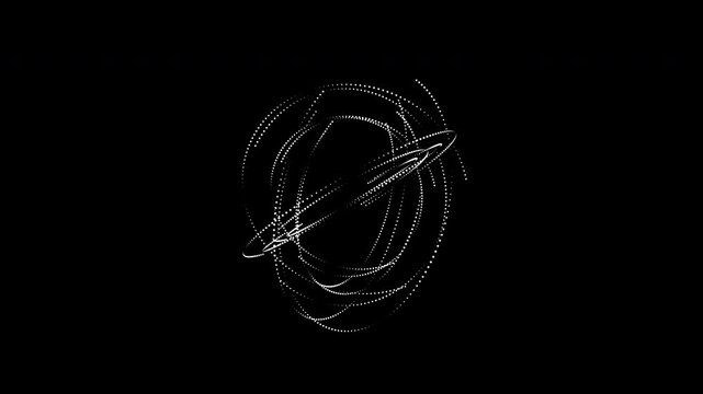 Sleek digital circular loading progress bar counting to one hundred over dark data grid. Modern hud motion graphic element for tech rollouts, system loading screens, and modern presentation