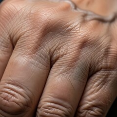 Fototapeta premium Close up of a persons hands holding a cup.