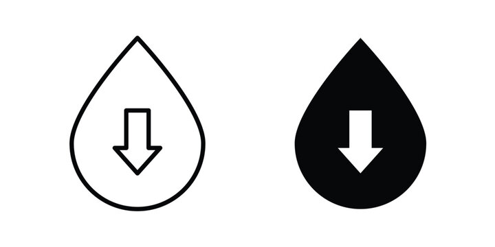 Low water level icon