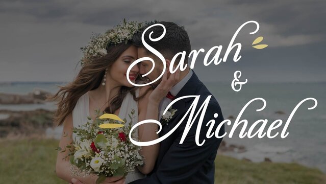 Elegant Script Wedding Title