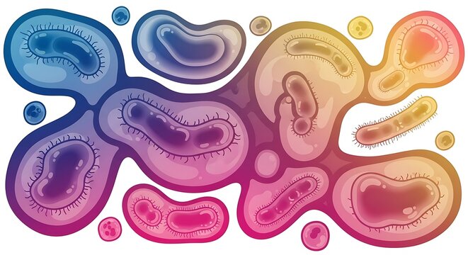 Colorful abstract illustration of swirling brain waves and neurons.