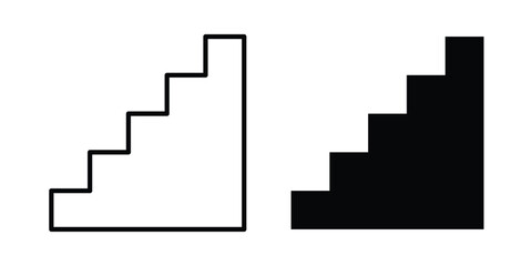 Fototapeta premium Stairs icon