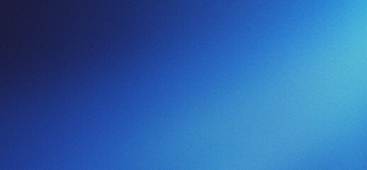 Naklejka premium Smooth dark blue to bright cyan gradient with subtle light effect.