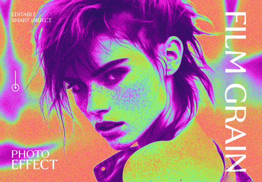 Film Grain Filter Photo Effect