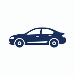 Fototapeta premium Car Vehicle Automobile Transport Road Drive Vector Icon