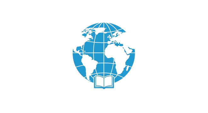 Symbolic representation of global education, knowledge dissemination, and universal literacy