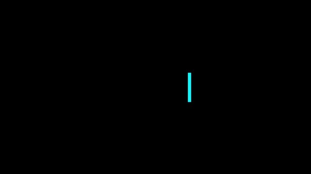 Animated rectangle frame drawing on black background, minimal geometric border line, copy space, motion graphics element for text, title and lower third