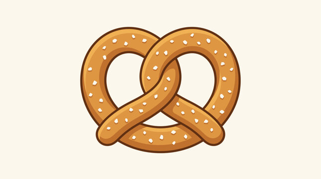 This flat design illustration showcases a traditional pair of Bavarian lederhosen with classic details, an iconic garment synonymous with Oktoberfest festivities. 
