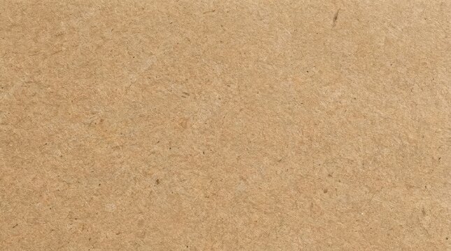 Close up of raw MDF wood fiber board texture background for industrial design projects and rustic craft material mockups with natural brown particle surface