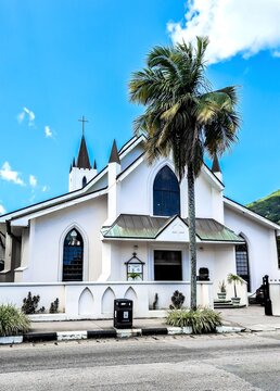 St Paul's Cathedral is a church of the Anglican Diocese of Seychelles and the seat of the Bishop of Seychelles. Victoria. Mahe, Seychelles.