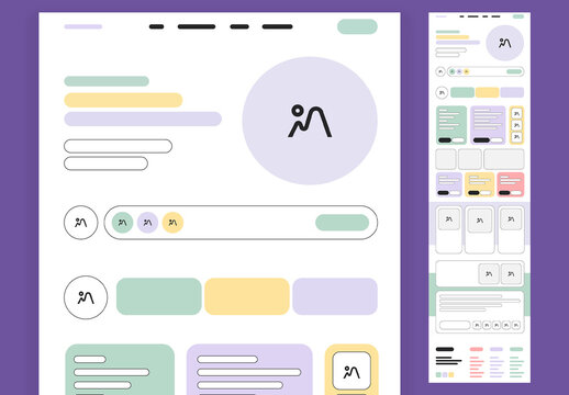 Landing Page Wireframe Kit