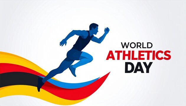 World Athletics Day Runners Poster