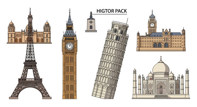 Famous Landmarks of World.