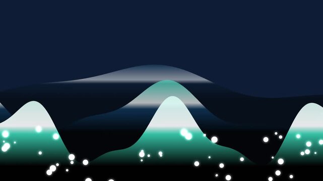Abstract Oceanic Wave Flow with Liquid Particle Dynamics