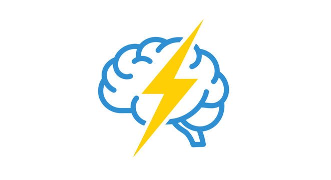 Brainwave energy conceptual representation of mind power and idea generation, new thought