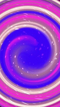 Vibrant abstract swirl pattern with dynamic blue and pink colors creating a modern background.