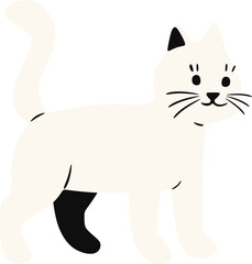 Cute Cartoon Cat Illustration © Nursayanti-images