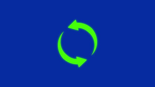 Arrow swipe icon isolated, arrow loading animation .