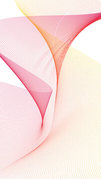 Abstract Colorful Wave Mesh Background Vector Illustration