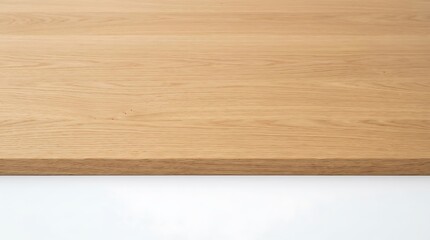 Fototapeta premium Smooth Wooden Surface with Natural Grain Texture in Minimalist Close Up