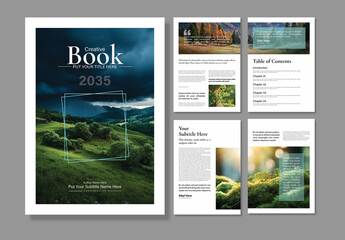 Creative Book Layout Template
