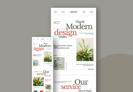 Email Newsletter Template Layout