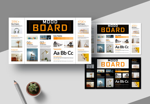 Mood Board Template Layout