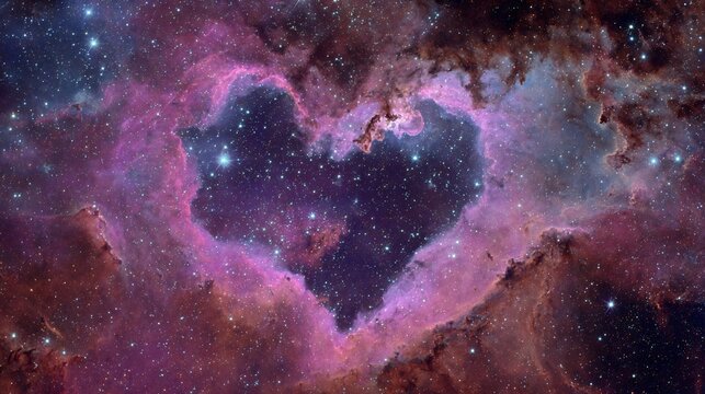 The Pulsating Heart of a Nebula, a Cosmic Formation of Stars and Gas