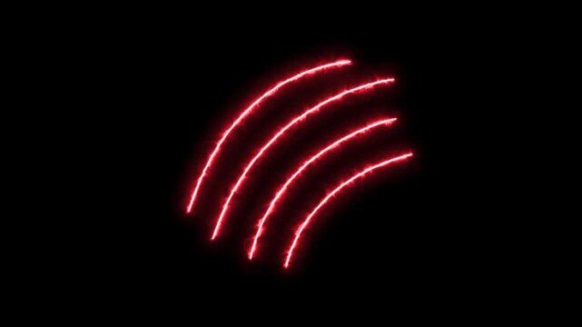 Neon line Animal claw scratches, tiger, dog, lion, monster, scratches, talons cuts cat 4k animated. claw effect animated animal scratch icon